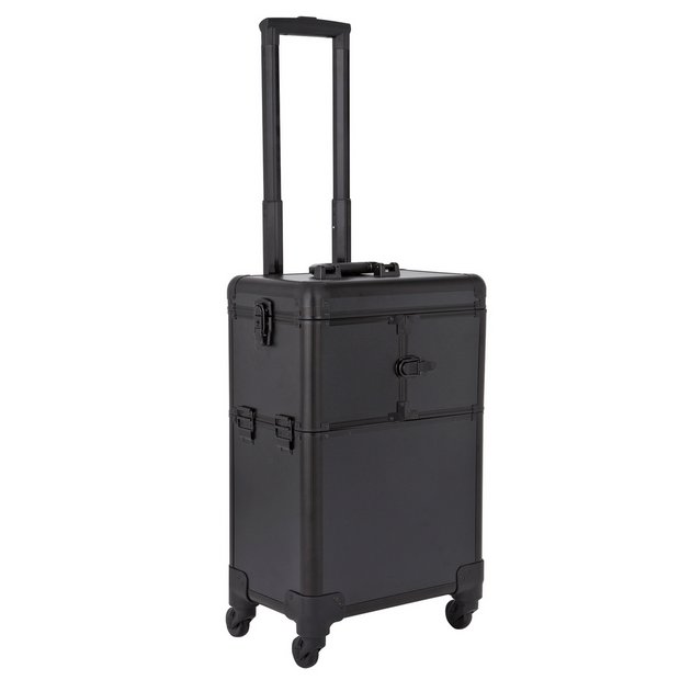 Buy Trolley Cosmetic Vanity Case Black Makeup Bags And Cases Argos