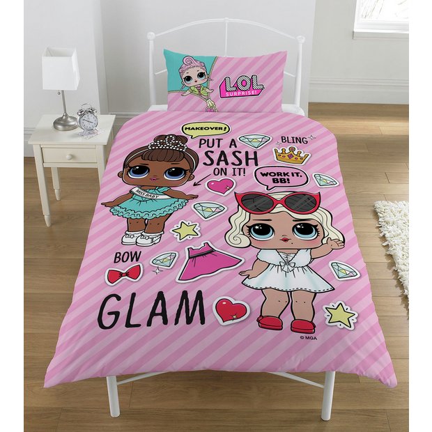 Buy Lol Surprise Glam Duvet Set Single Bedding Argos