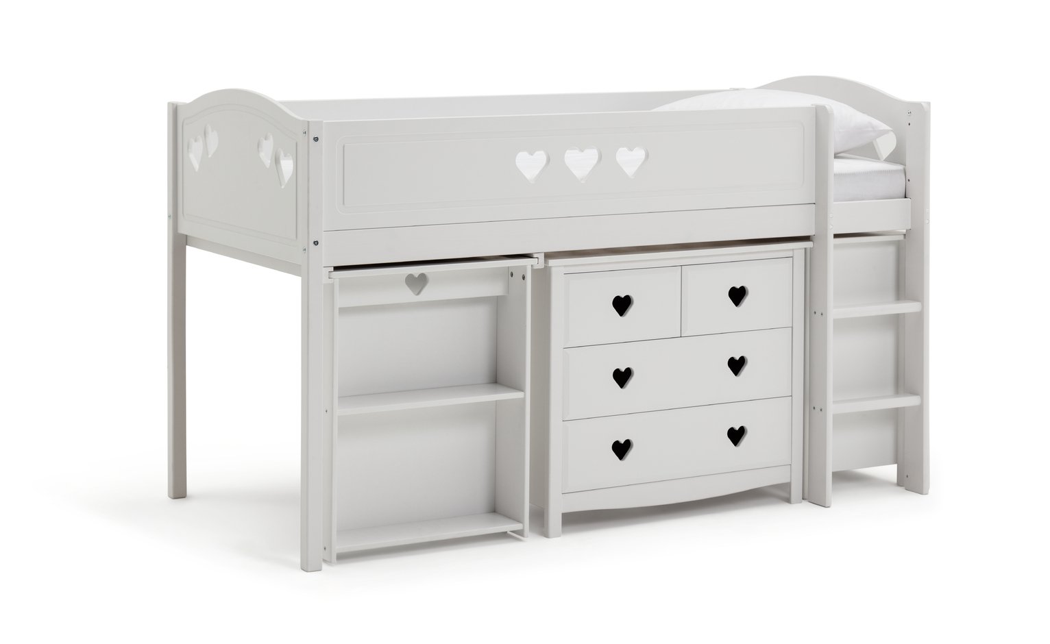 Argos Home Mia Ultimate Mid Sleeper Bed Frame - White