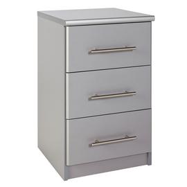 Argos Home Normandy 3 Drawer Bedside Table