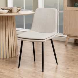 Furniture To Go Becca Pair Of Fabric Dining Chairs - Beige