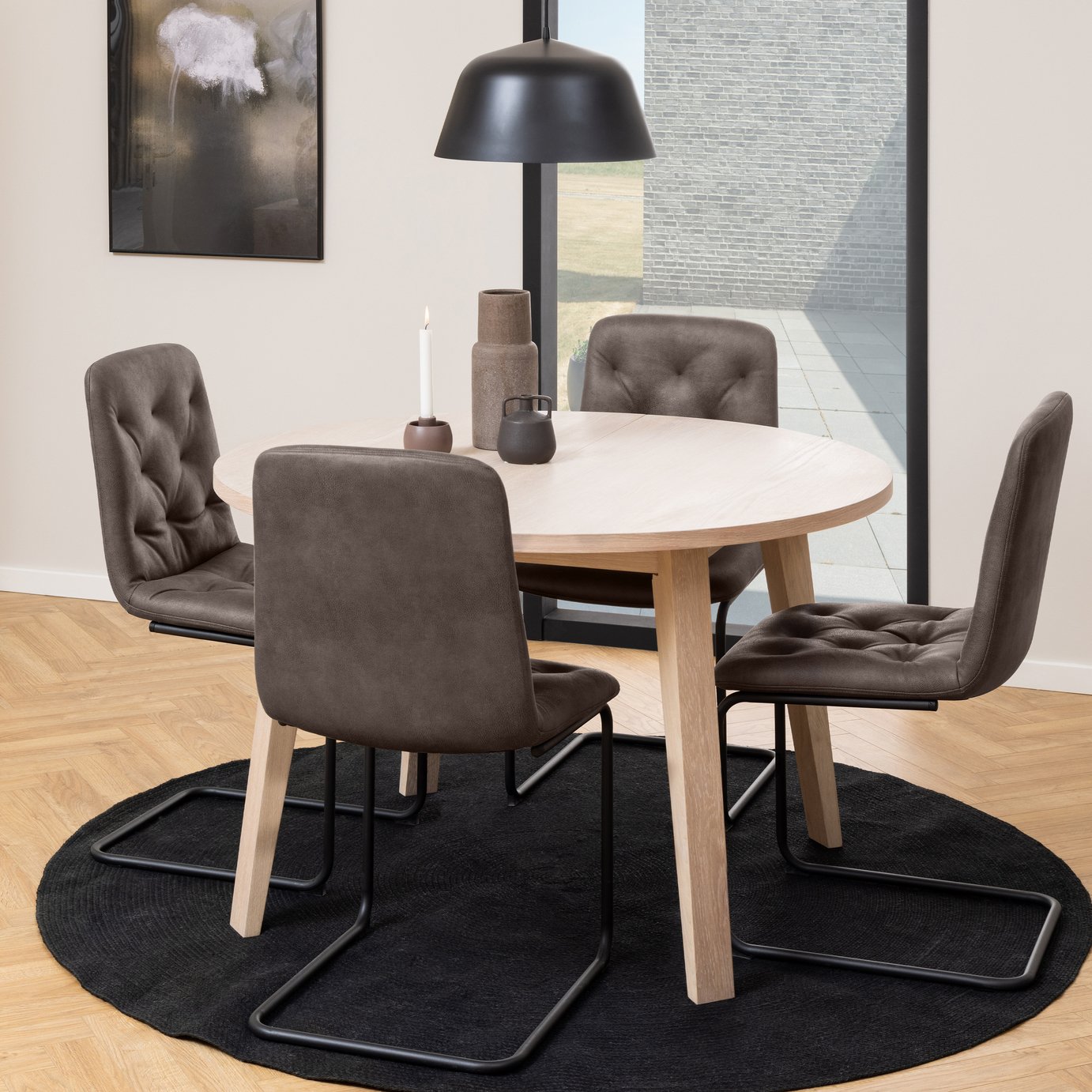 Furniture To Go A Line Ext 4 Seater Dining Table - Natural