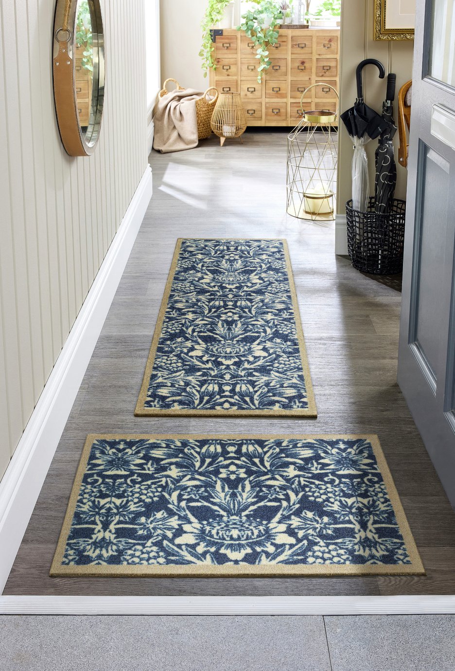  My Mat Heritage Blue Runner - 50x150cm