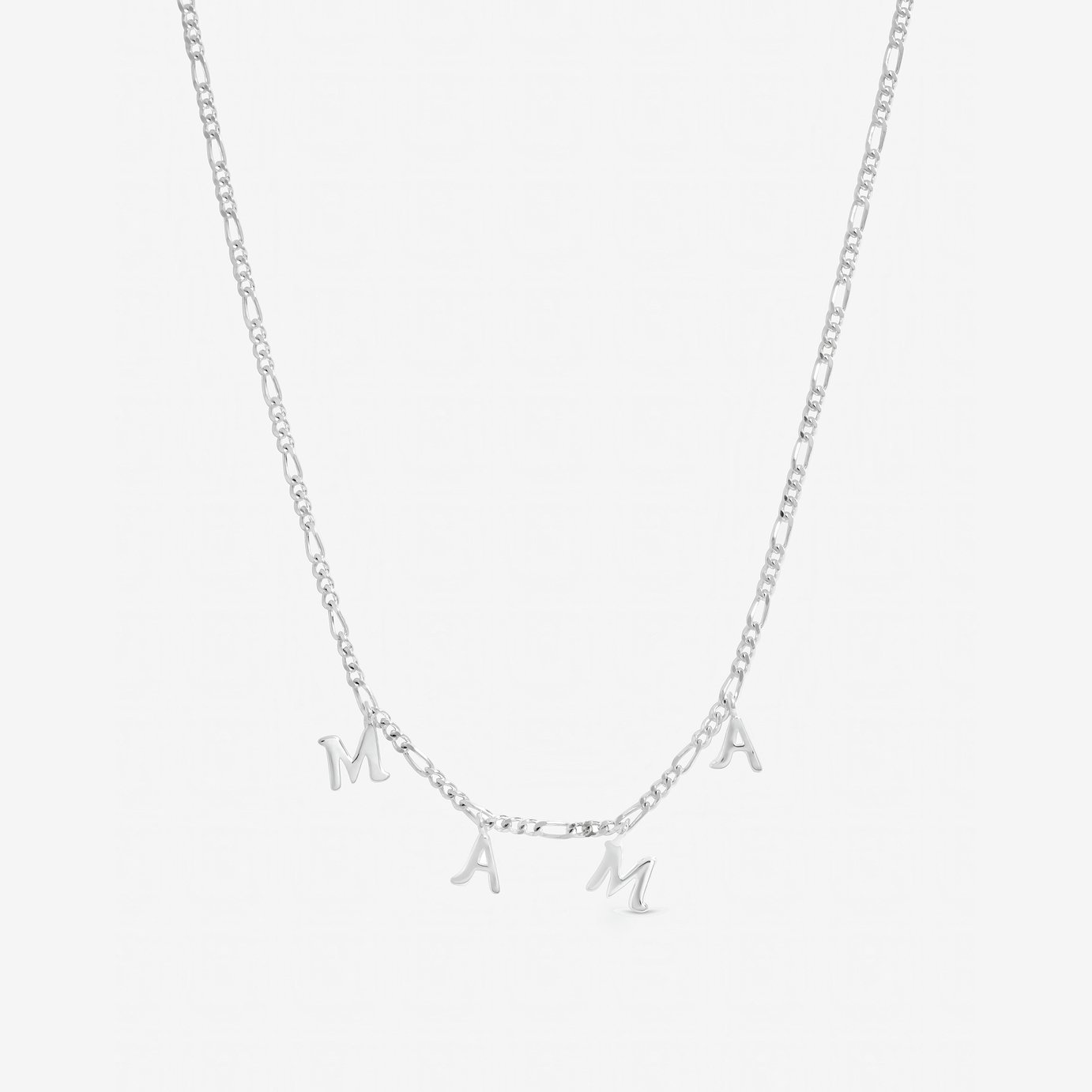 Inicio Silver Plated Mama Necklace In Gift Pouch