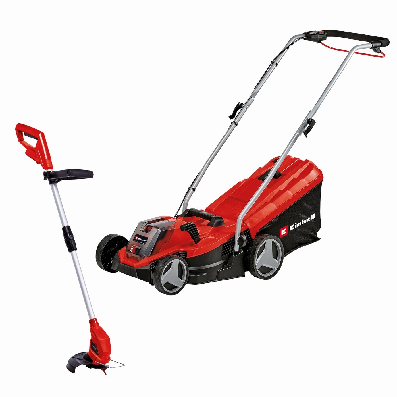 Einhell 24cm Cordless Brushless Roatary Lawnmower & Trimmer