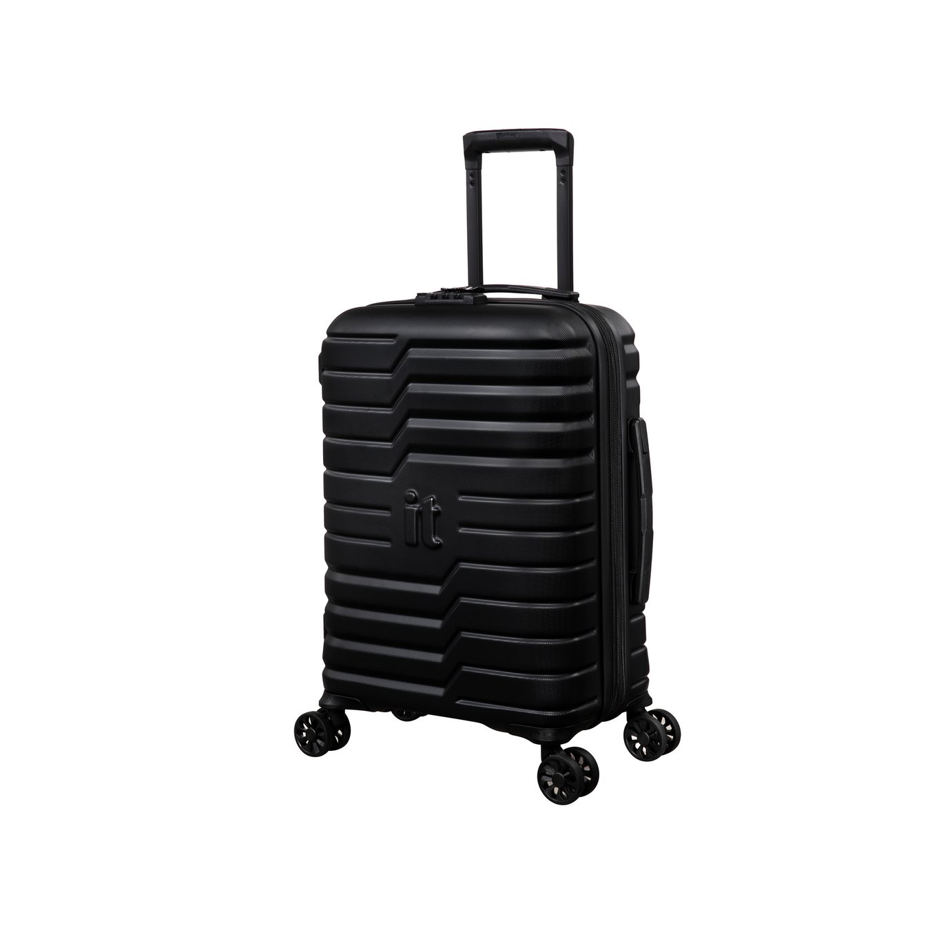 IT Luggage Grandstand Expandable 8 Wheel Hard Cabin Suitcase