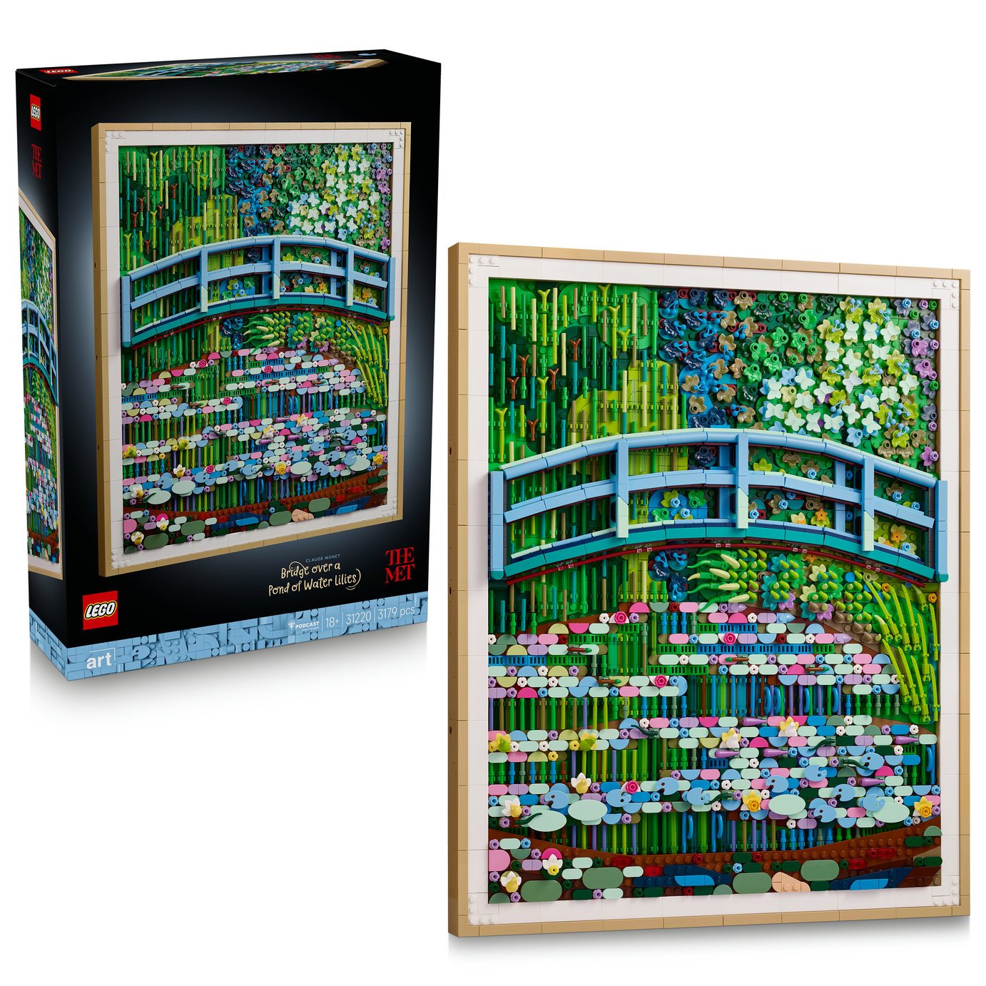 LEGO ART Claude Monet – Bridge over a Pond of Water Lilies 31220 PREORDER