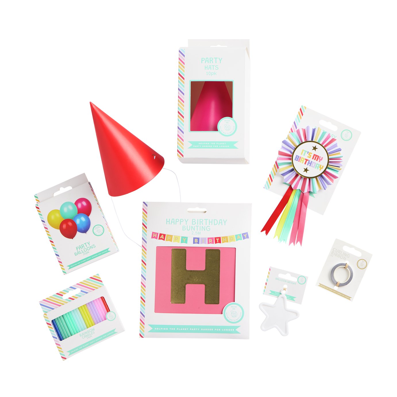 Mad Party Rainbow Party Kit