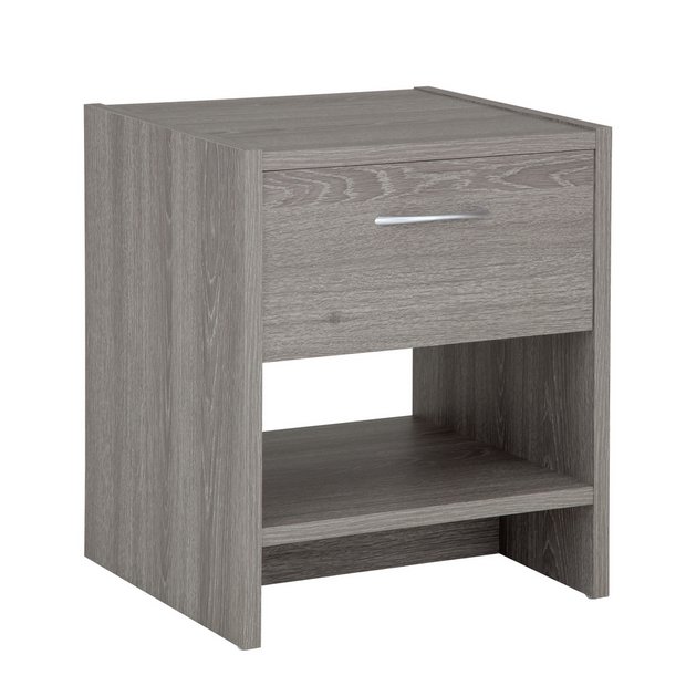 Grey bedside outlet table argos