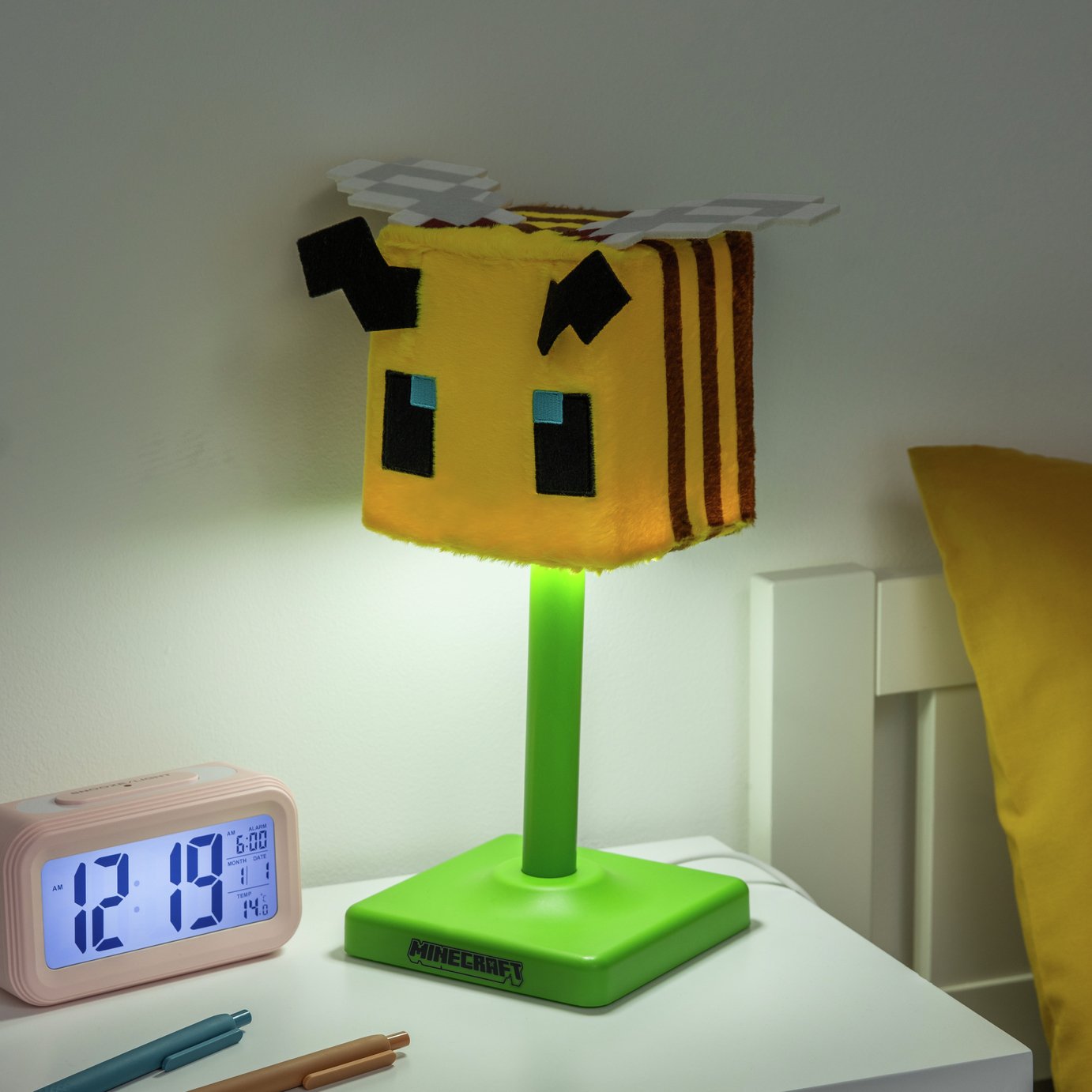 Minecraft Bee SoftGlo Desk Lamp - Yellow