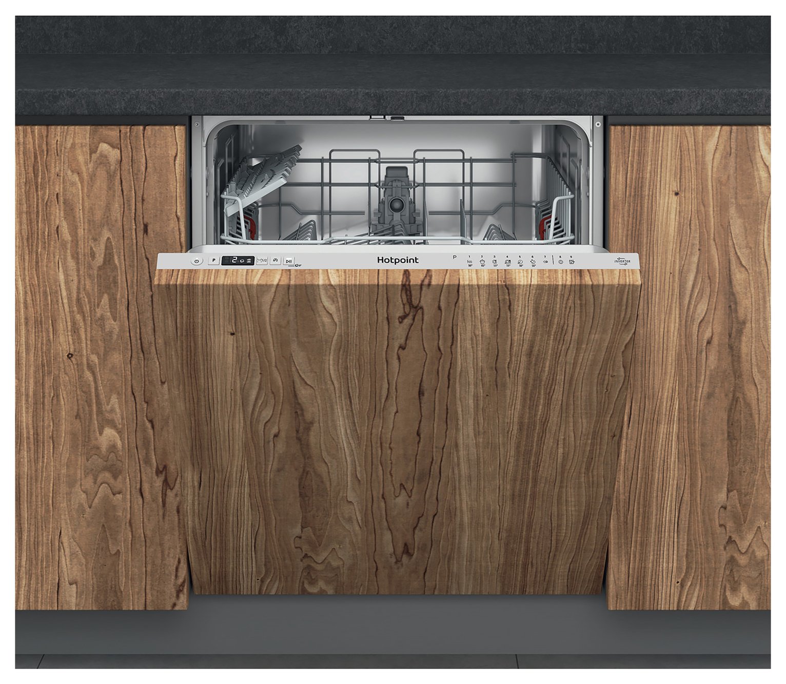 Hotpoint H2I HD526 UK Full Size Integrated Dishwasher