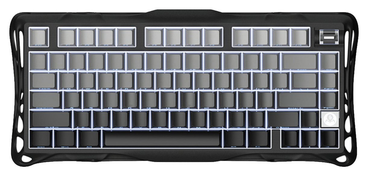 GravaStar Mercury K1 Wired & Wireless Gaming Keyboard - Gradient Black
