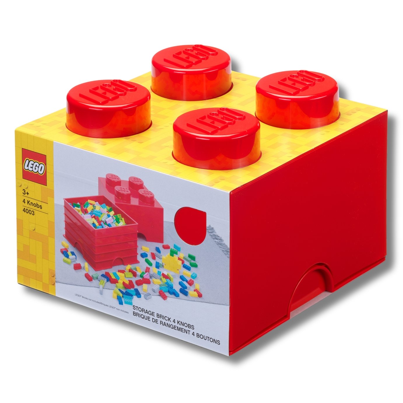 LEGO STORAGE BRICK 4 - RED