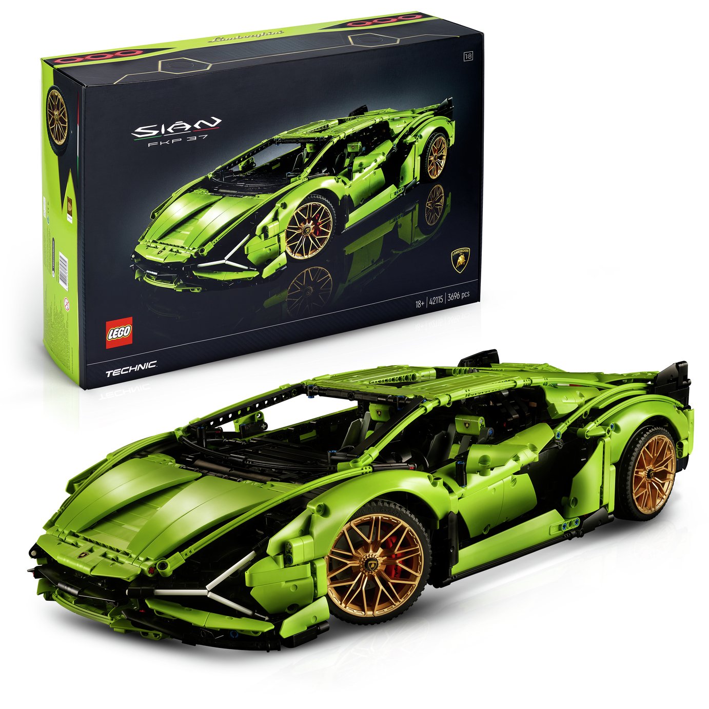 LEGO Technic Lamborghini Sián FKP 37 Toy Car Model Set 42115