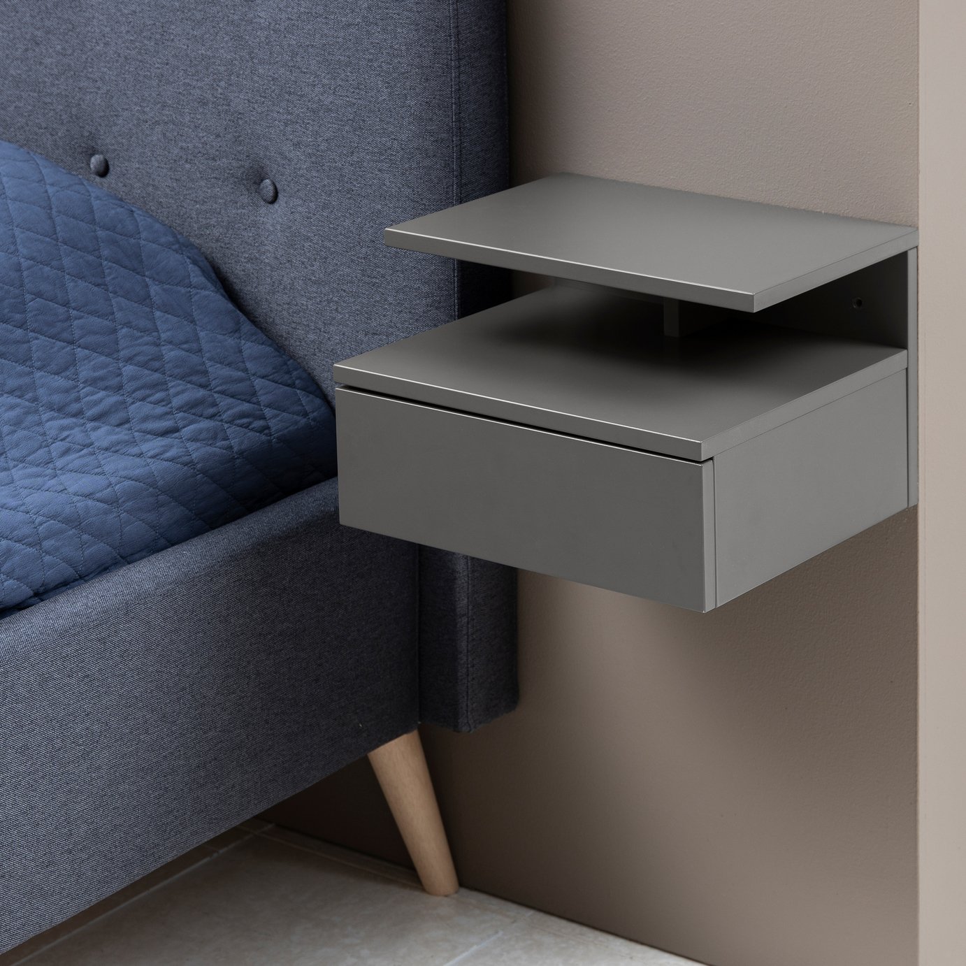 Furniture To Go Ashlan 1 Drawer Bedside Table