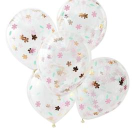 Ginger Ray Floral Confetti Balloons