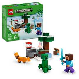 LEGO Minecraft Steve's Taiga Adventure Toy for Kids 21583