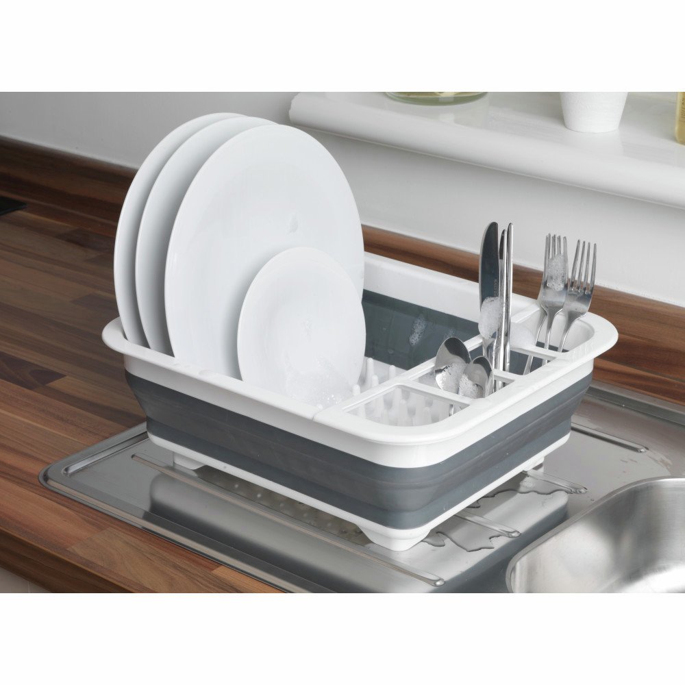 Beldray Collapsible Dish Drainer - Grey