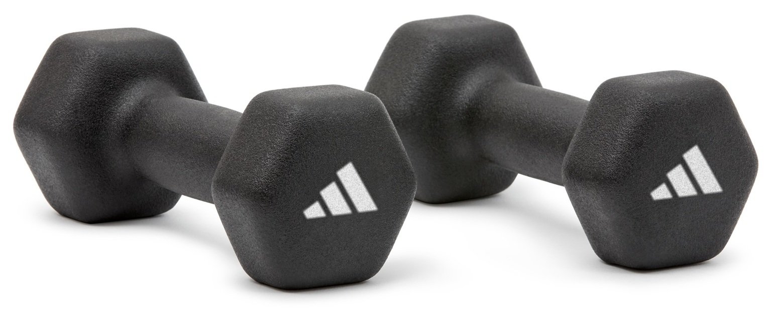 Adidas Neoprene Dumbbells - 2 x 2kg
