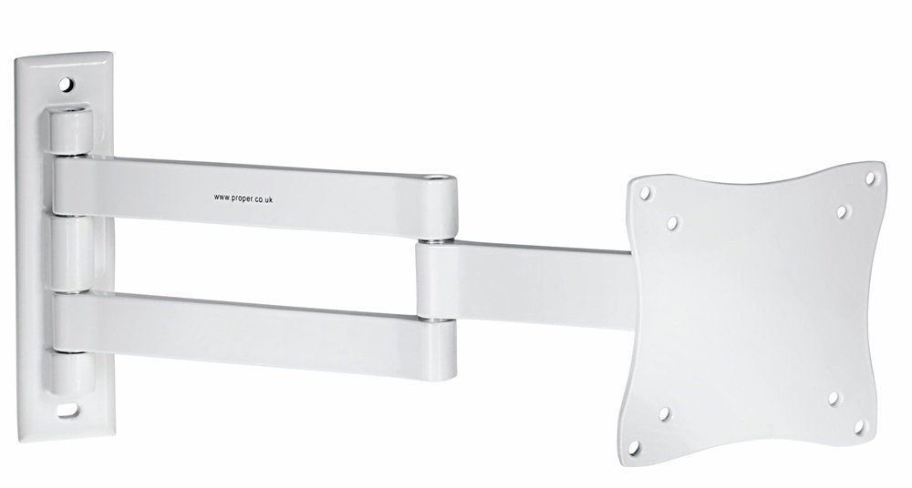 ProperAV P-SWBLCDW-1 Tilt & Swivel 13-28Inch TV Wall Bracket
