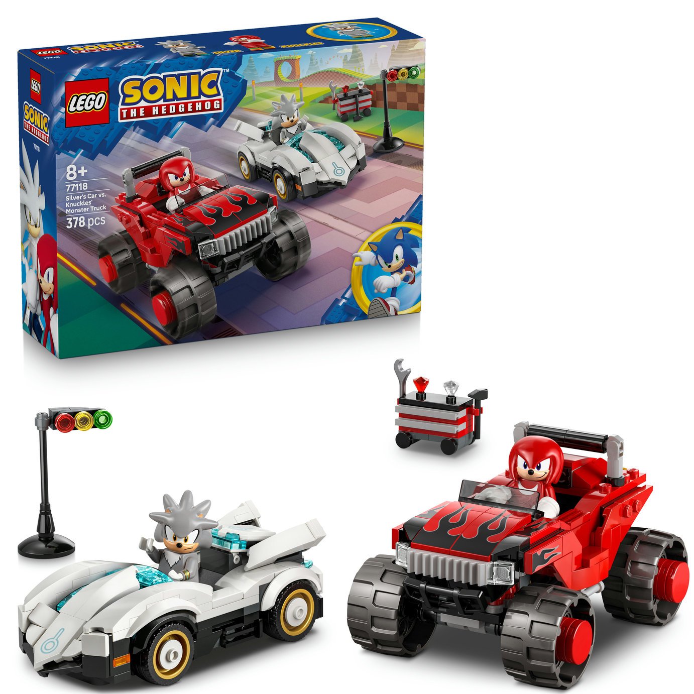 LEGO Sonic the Hedgehog Silver vs. Knuckles 77118 