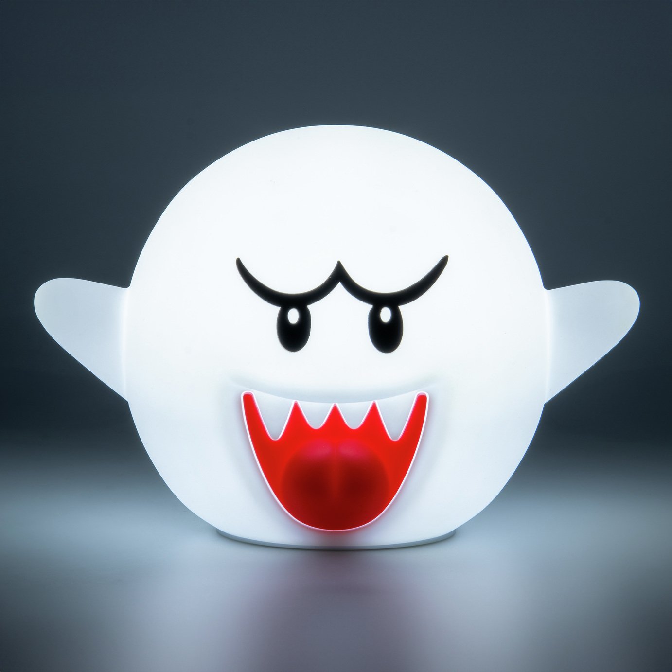 Super Mario Boo SquishyGlo Silicone Desk Lamp - White