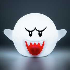 Super Mario Boo SquishyGlo Silicone Desk Lamp - White