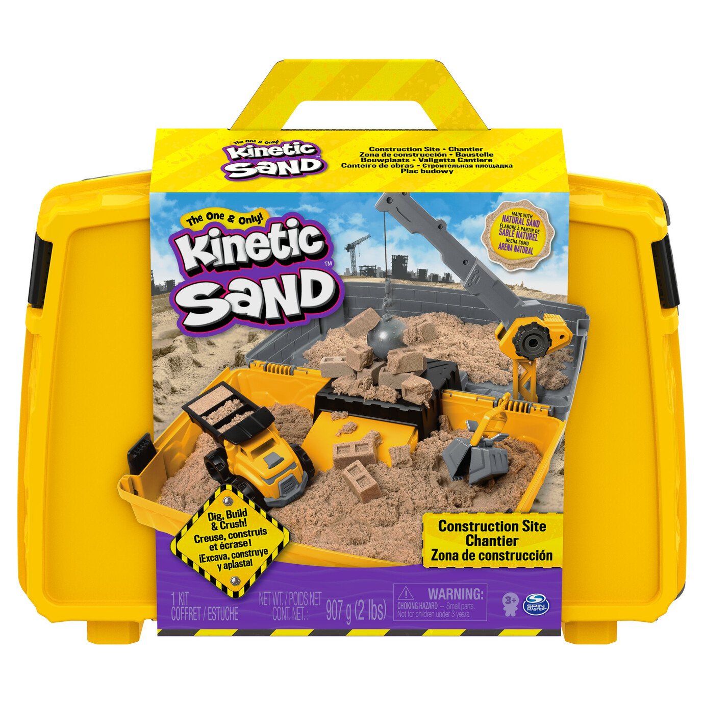 Kinetic Sand Construction Box Playset