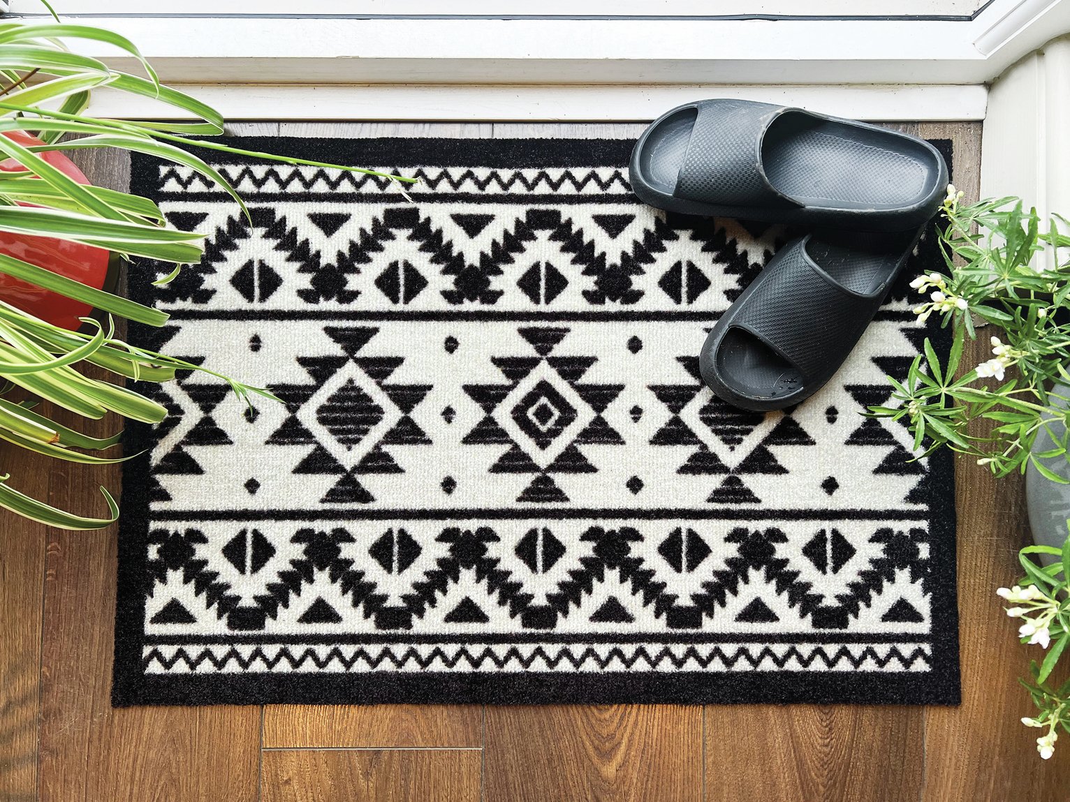 My Mat Tribal Short Pile Doormat - 50x75cm