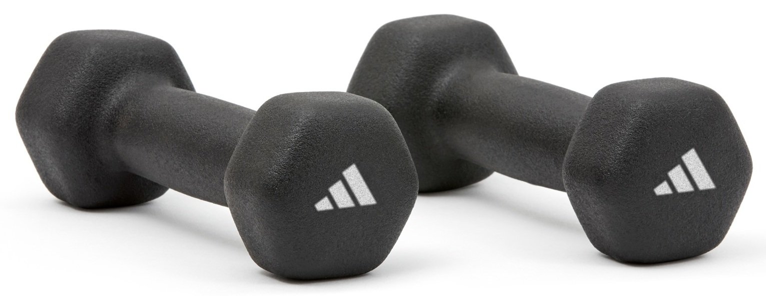 Adidas Neoprene Dumbbells - 2 x 1kg