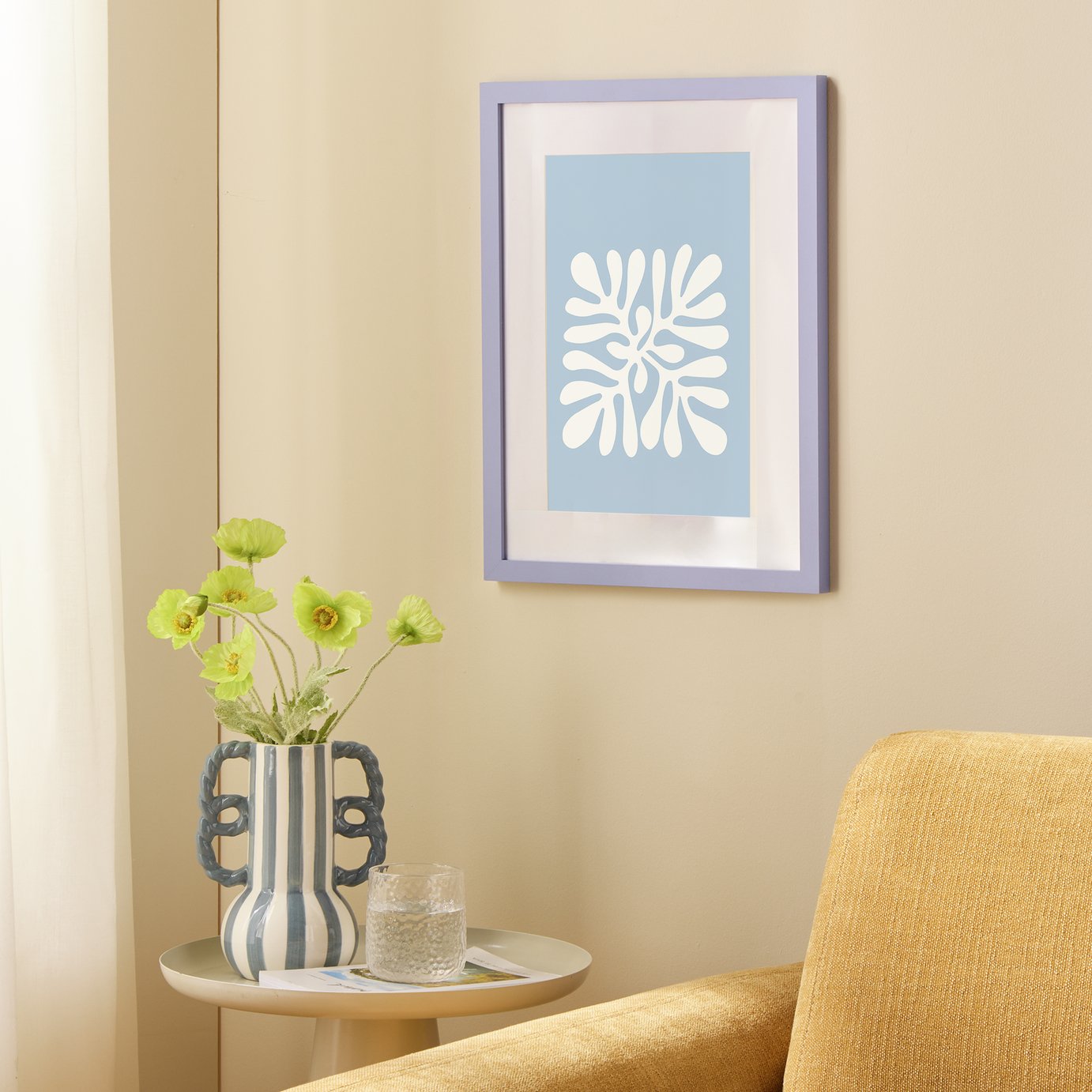 Argos Home Coloured Blue Picture Frame - 20x30cm