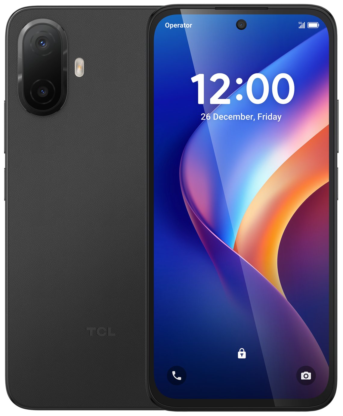 SIM Free TCL K70 5G 128GB Mobile Phone - Midnight Black