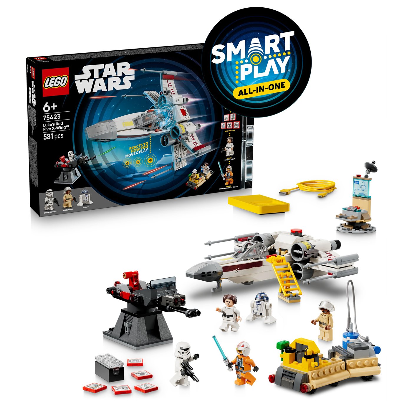 LEGO Star Wars SMART Play: Luke's Red Five X-Wing 75423