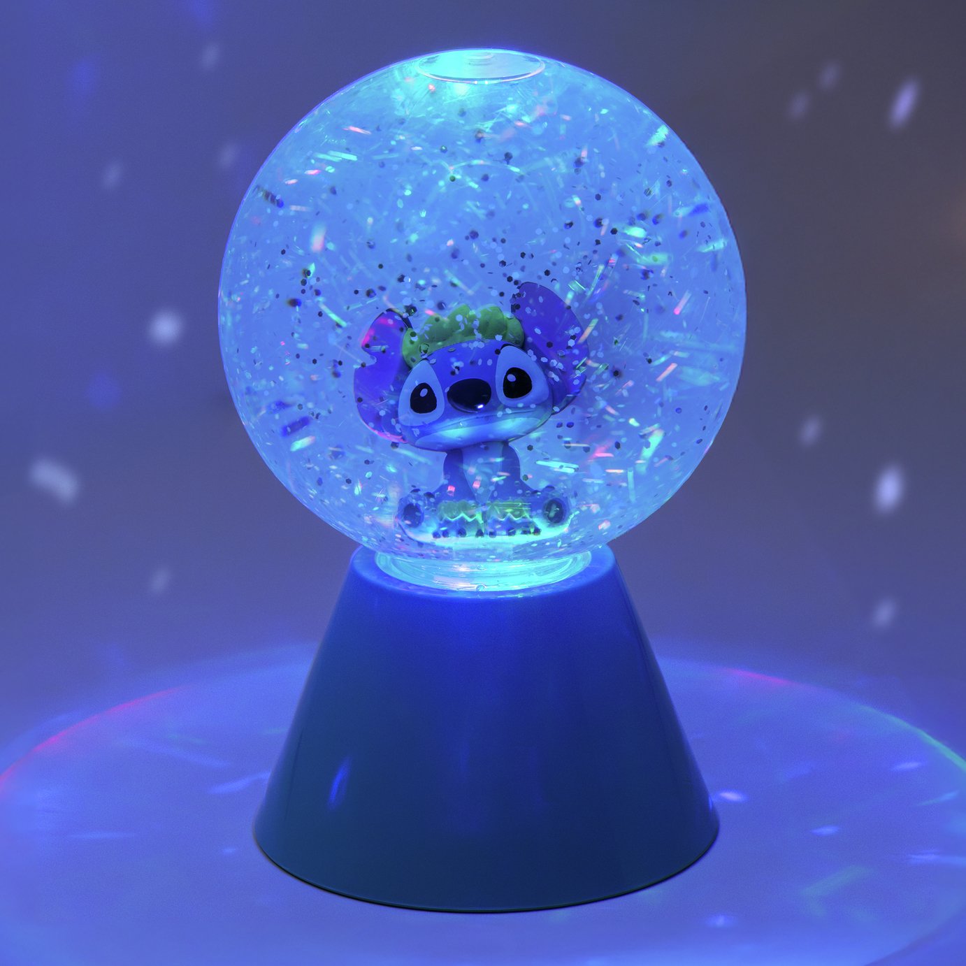 Lilo & Stitch Glitter Ball LED Novelty Light - Multi