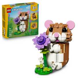 LEGO Creator 3in1 Cute Hamster with a Flower Toy 31376