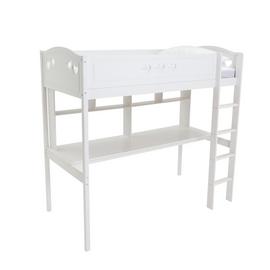 Habitat Kids Mia High Sleeper Bed Frame & Desk -White