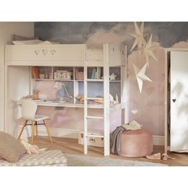 Buy Habitat Mia Mid Sleeper Bed Frame White Kids beds Argos