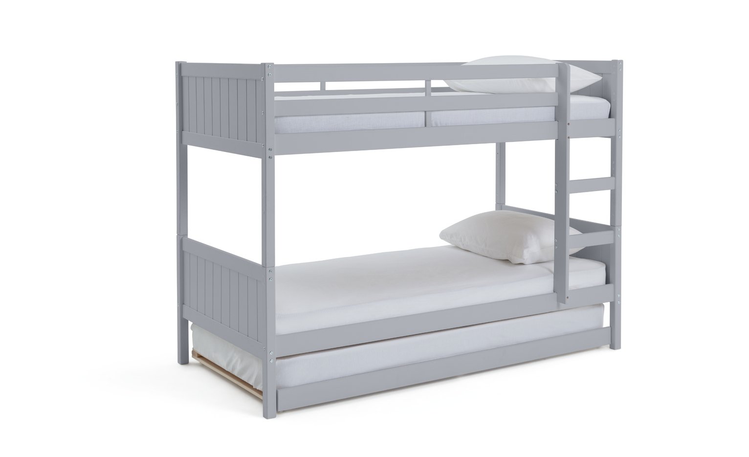 Habitat Detachable Bunk Bed Frame with Trundle - Grey
