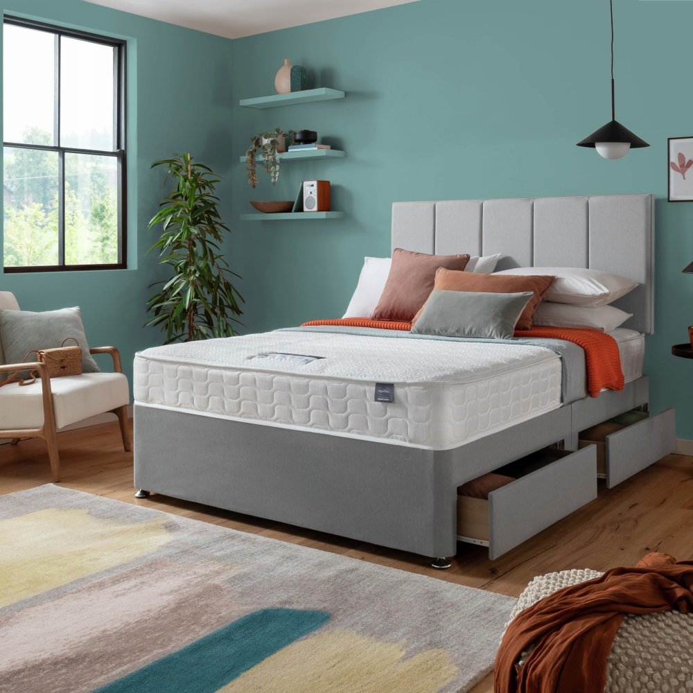 Silentnight Hatfield Memory Divan Bed - Double