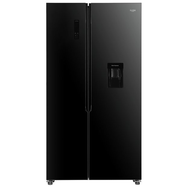 Buy Bush MSBSWTDB20 American Fridge Freezer - Black | Fridge freezers | Argos