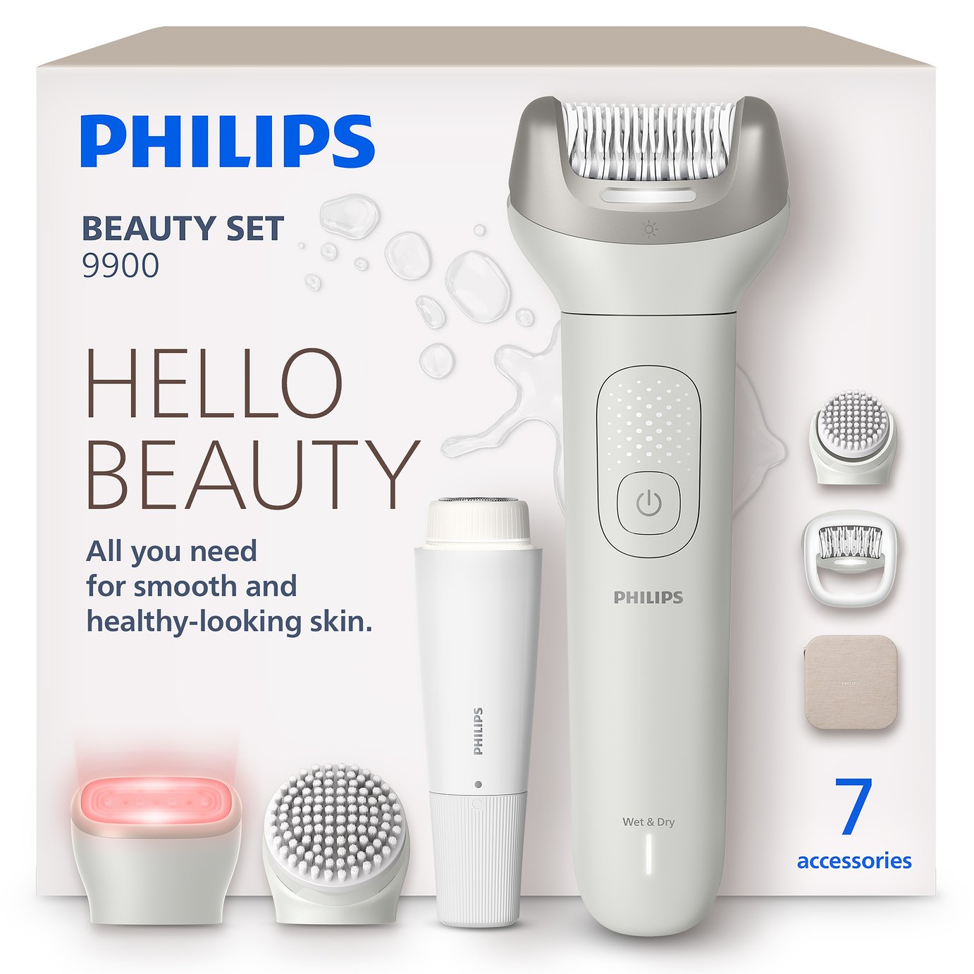 Philips BRE738 Epilator - Series 7000 / White