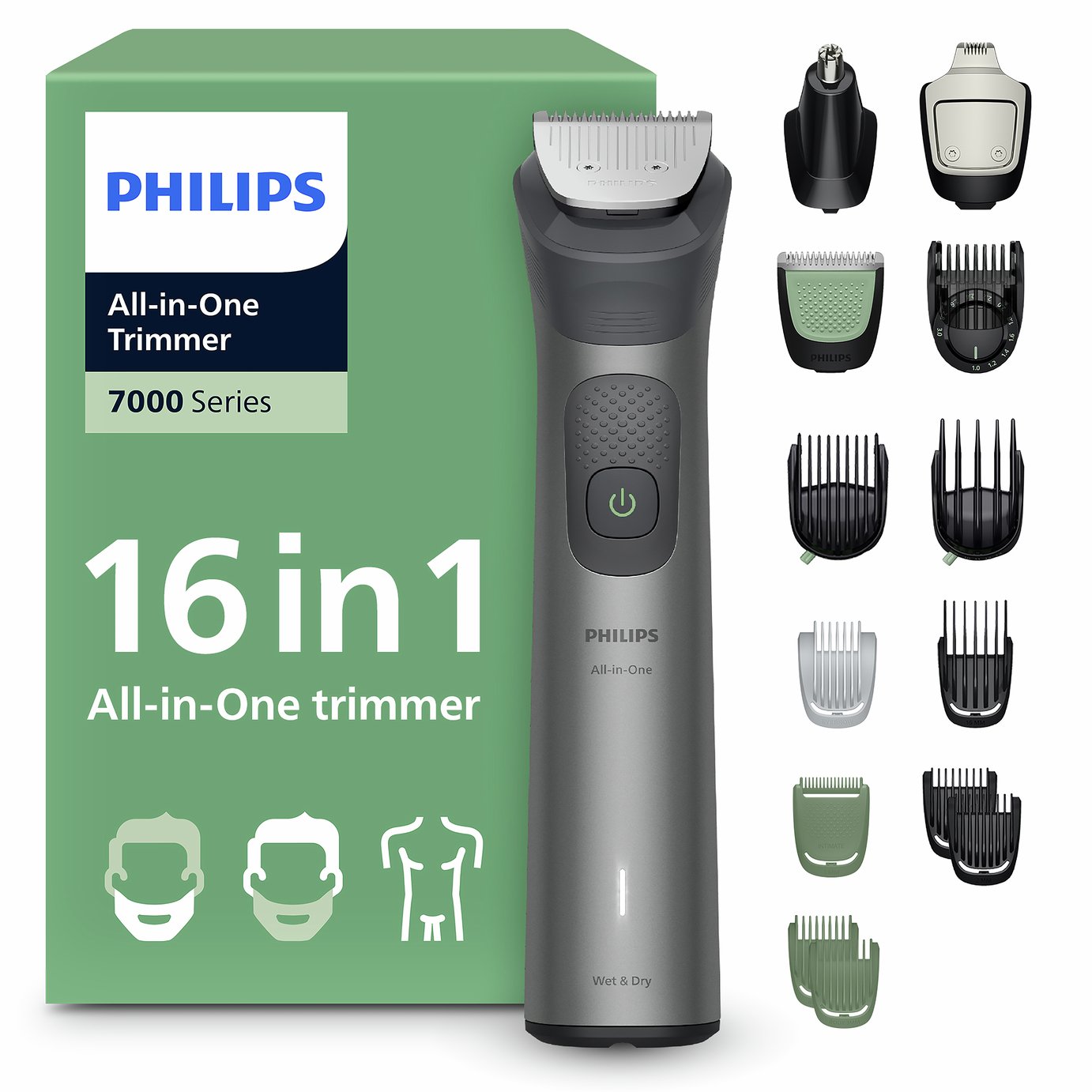 Philips Series 7000 Multigroom 16-in-1 Trimmer - MG7931/15
