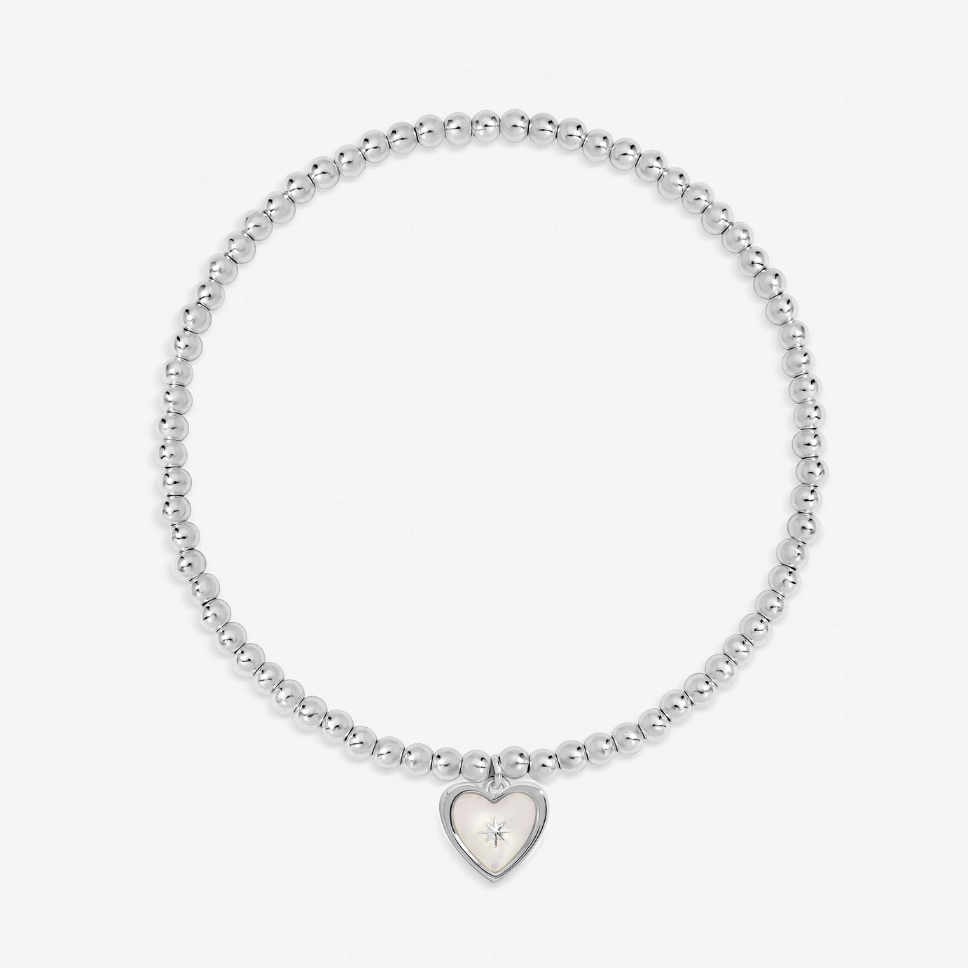 Inicio Silver Plated Mother of Pearl Celestial Bracelet 