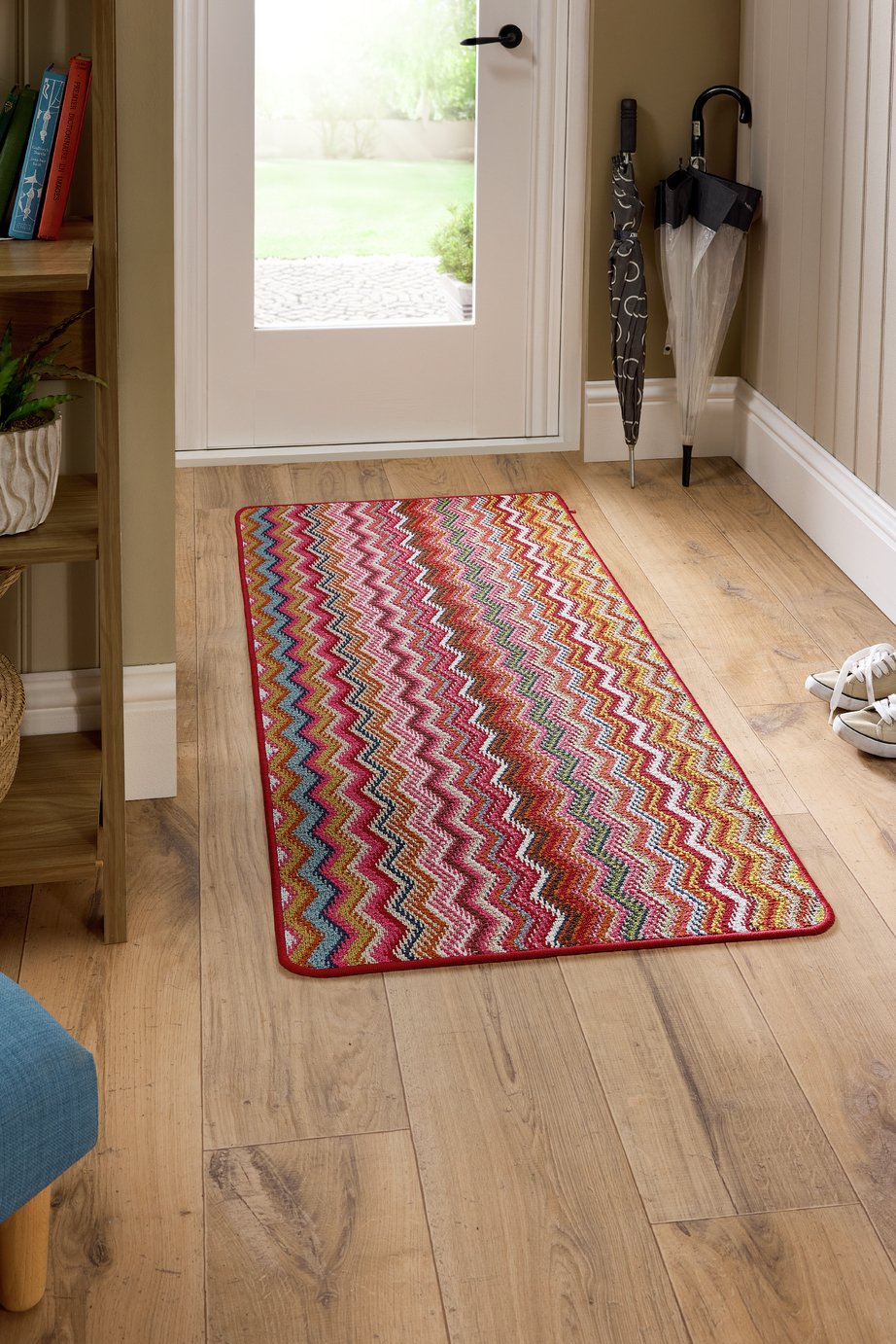 My Mat Candy Multi Bright Zig Zag Runner - 67x150cm