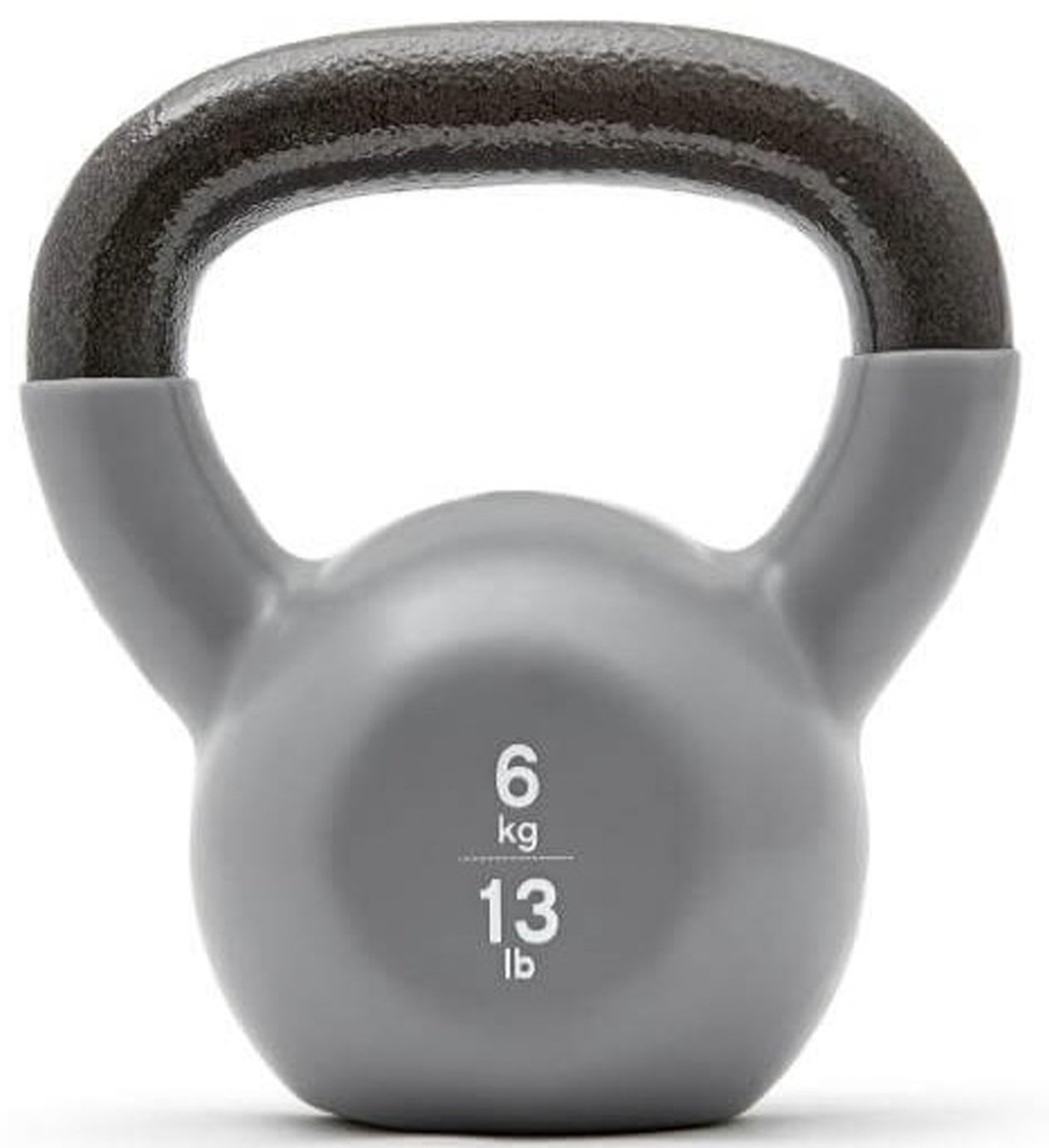 Reebok Cast Iron 6kg Kettlebell - Grey