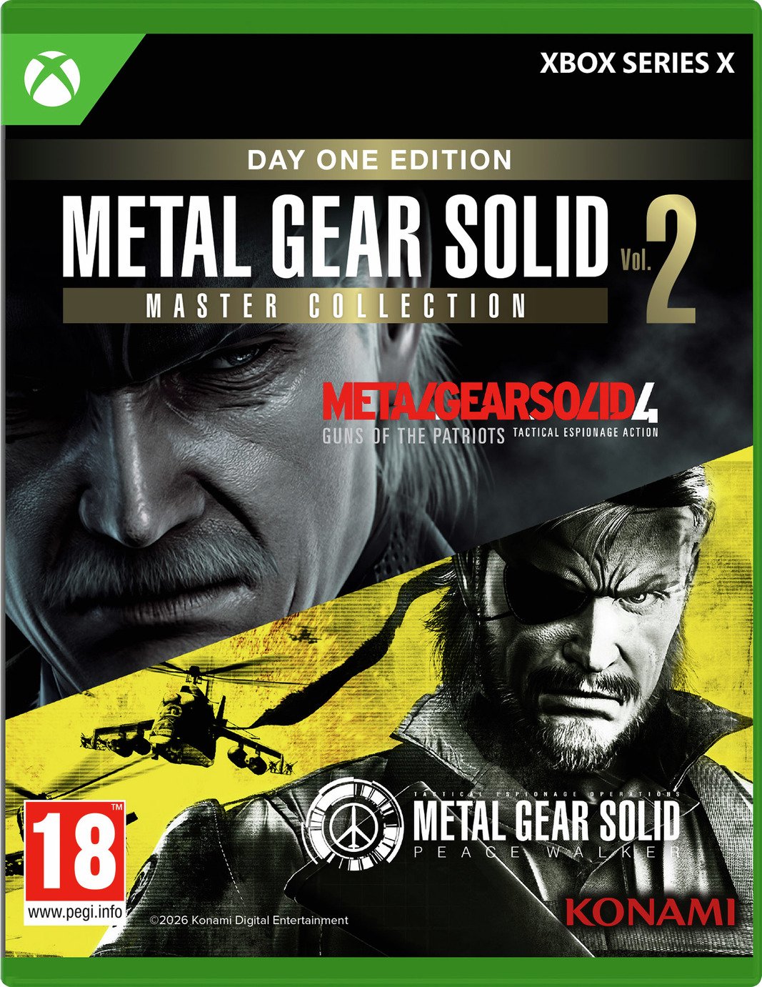 Metal Gear Solid Master Coll Vol.2 D1 Ed Xbox Game Pre-Order