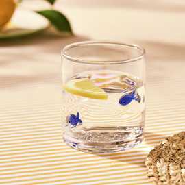 Argos Home Med Coastal Fish Tumbler - Blue