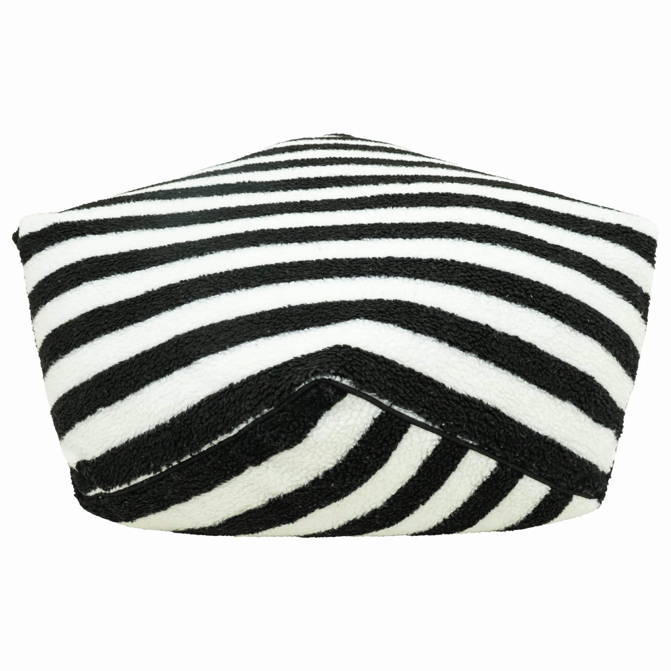 Rosewood Pet Sherpa Comfort Bed Black & White - Medium
