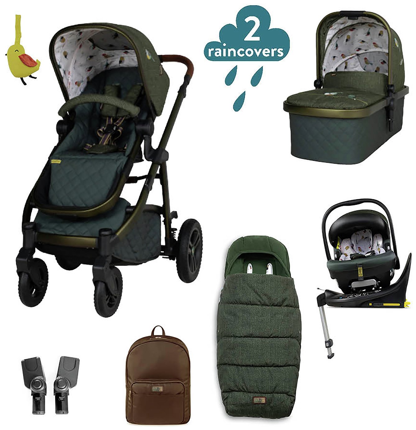 Cosatto Wow 3 Everything 7 piece Travel System Bureau