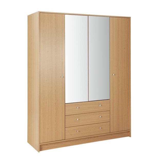 Argos malibu online 4 door wardrobe